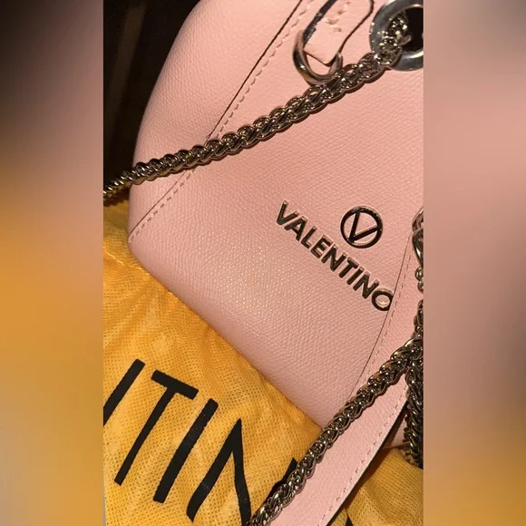 Valentino by Mario Valentino Mini Pink Bucket Bag - Picture 3 of 9